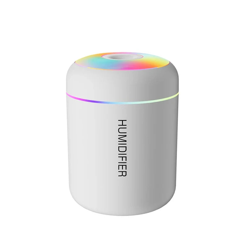 Mini Aroma Humidifier — LED Cool Mist Diffuser