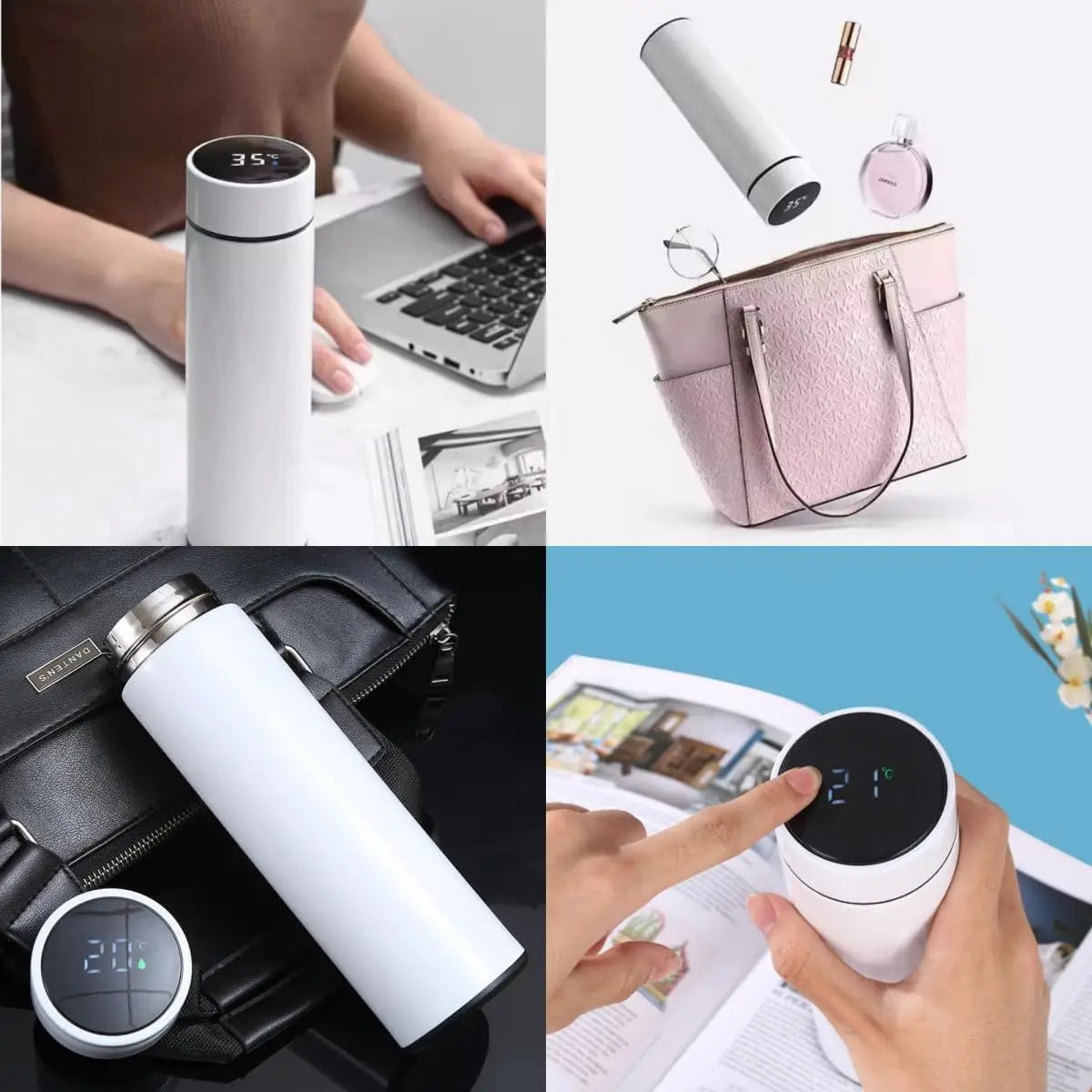 Smart Thermos — 500ml Temperature Display Bottle
