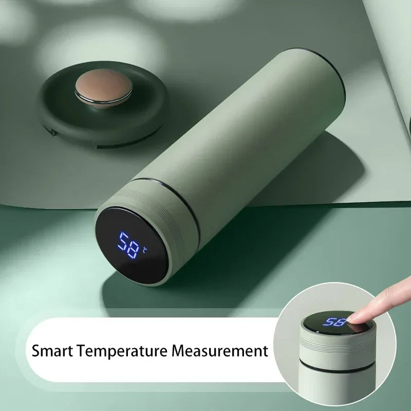 Smart Thermos — 500ml Temperature Display Bottle