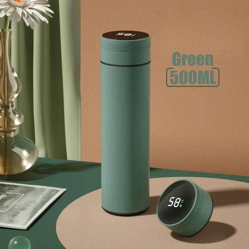 Smart Thermos — 500ml Temperature Display Bottle