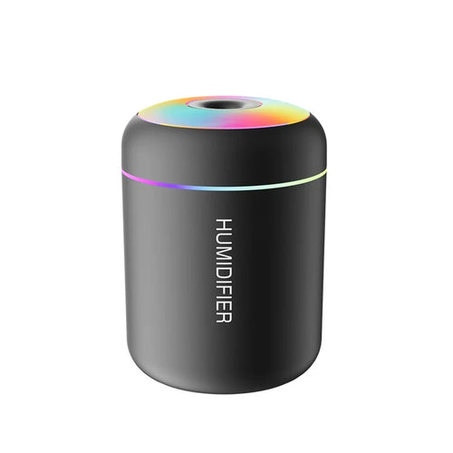 Mini Aroma Humidifier — LED Cool Mist Diffuser