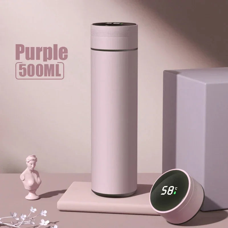 Smart Thermos — 500ml Temperature Display Bottle