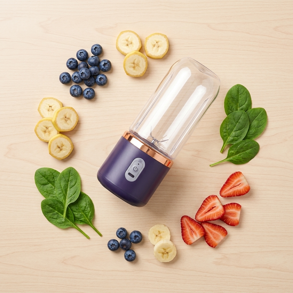 Portable Blender — 400ml USB Rechargeable Juicer Cup